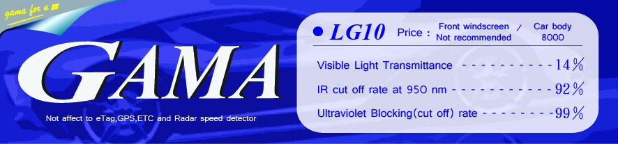 LG10隔熱紙